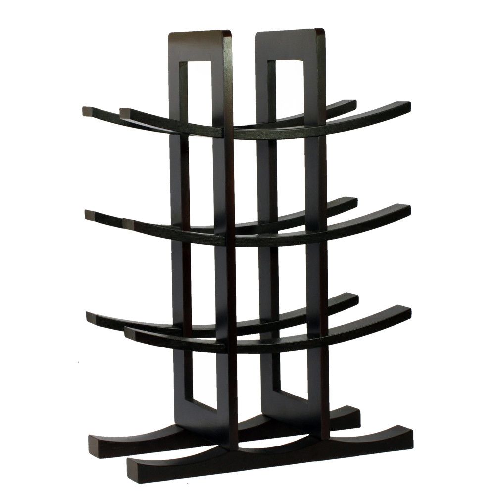 d0102hpyrpy.jpg Oceanstar 12-Bottle Dark Espresso Bamboo Wine Rack WR1132 - Image 1