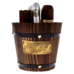Cuba Gold by Cuba for Men - 4 Pc Gift Set 3.3oz EDT Spray, 1.17oz EDT Spray, 6.6oz Deodorant Spray, 3.3oz After Shave, Buckett - Image 3