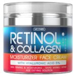 Retinol Cream for Face Collagen and Retinol Moisturizer with Hyaluronic Acid Day Night Anti Aging Retinol Face Moisturizer for Women Men Collagen Cream for Face Reduces Wrinkles Dryness 1.85 Oz - Image 2