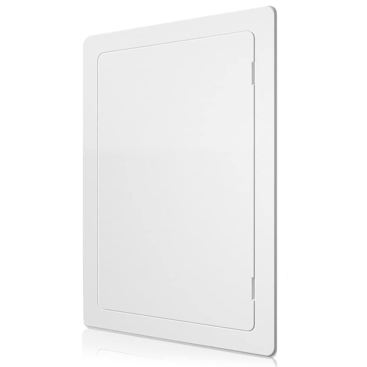 d0102hrzuq6.jpg Access Panel for Drywall 6x9 inch Wall Hole Cover Access Door Heavy Durable Plastic White - Image 1