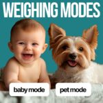 Digital Bathroom Scale for Body Weight EziGo Large Platform 12 inch 30cm, High Capacity 440lb 200kg, Accurate Scale for Adults, Elderly, Seniors, Pets, and Babies - Image 6