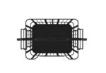 Oceanstar 3-Tier Metal Wire Storage Basket Stand with Removable Baskets – Black - Image 5
