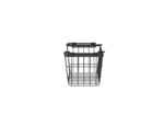 Oceanstar Stackable Metal Wire Storage Basket Set for Pantry, Countertop, Kitchen or Bathroom – Black, Set of 3 - Image 3