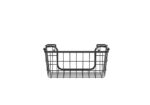 Oceanstar Stackable Metal Wire Storage Basket Set for Pantry, Countertop, Kitchen or Bathroom – Black, Set of 3 - Image 4