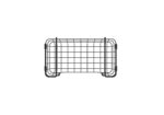 Oceanstar Stackable Metal Wire Storage Basket Set for Pantry, Countertop, Kitchen or Bathroom – Black, Set of 3 - Image 5