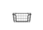 Oceanstar Stackable Metal Wire Storage Basket Set for Pantry, Countertop, Kitchen or Bathroom – Black, Set of 3 - Image 6