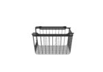 Oceanstar Stackable Metal Wire Storage Basket Set for Pantry, Countertop, Kitchen or Bathroom – Black, Set of 2 - Image 4