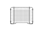 Oceanstar Stackable Metal Wire Storage Basket Set for Pantry, Countertop, Kitchen or Bathroom – Black, Set of 2 - Image 5