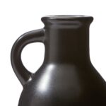 (4 pack)8" Black Ceramic Jug Vase - Image 2