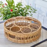 Rattan Large Beverage Tray - Image 4
