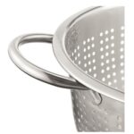 SS 5QT Multi-Use Colander for Straining, Draining & Rinsing Pasta, Fruits or Vegetables - Image 2