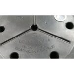 18in Mosswood Resin Planter, Matte Black - Image 3