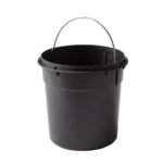 Matte Black 1.3 Gallon Metal Bathroom Waste Basket with Removable Liner - Image 3