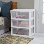 3 Drawer Tower, Versatile Storage with Clear Drawers Become Removable Bins, Easy to Assemble, White - Image 4