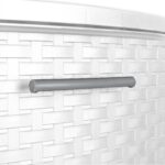 3 Drawer Weave Tower, Plastic Decor Drawers with Pull Handles, White - Image 5