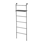 Towel Stand Ladder, Matte Black - Image 2