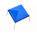10' x 10' Instant Slant Leg Pop up Canopy Replacement Top Shading Cover, Blue - Image 3