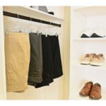 (6 pack) Pant & Skirt Hanger, 2 Pack, Crystal Clear Plastic, Swivel Neck, for All Ages - Image 5