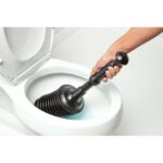MP500-3 Heavy Duty All Purpose Plunger, Laundry Tubs, Bath Tubs, Kitchen Sinks, Garbage Disposal, Toilets Commercial & Residential Use. Equipped with Air Release Valve, Black - Image 4