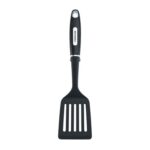 (2 pack) Professional Nylon Slotted Kitchen Spatula/Turner with Black Handle - Image 2