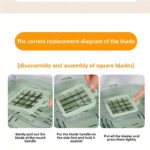 Oval-Shaped Vegetable Cutter - Ergonomic Kitchen Tool for Precise Slicing, Safe & Comfortable Grip, Durable Stainless Steel Blade - Perfect for Carrots, Cucumbers & More (Easy to Clean & Store) - Image 8