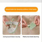 Oval-Shaped Vegetable Cutter - Ergonomic Kitchen Tool for Precise Slicing, Safe & Comfortable Grip, Durable Stainless Steel Blade - Perfect for Carrots, Cucumbers & More (Easy to Clean & Store) - Image 9