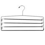 (4 pack) 4-Tier Pant & Skirt Hanger, Heavy Duty Metal, Space Saving - Image 2