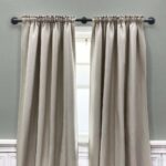 1" Industrial Pipe Single Curtain Rod 42-120" Wrought Iron - Image 3