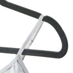 Velvet Adult Clothing Hangers, 100 Pack, Black, Non-Slip, Space Saving - Image 4