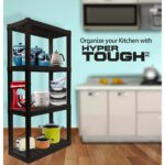 4-tier Interlocking Shelf (Black) - Image 2