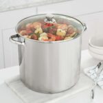 Stainless Steel 20-Quart Stock Pot with Glass Lid - Image 2