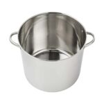 Stainless Steel 20-Quart Stock Pot with Glass Lid - Image 3