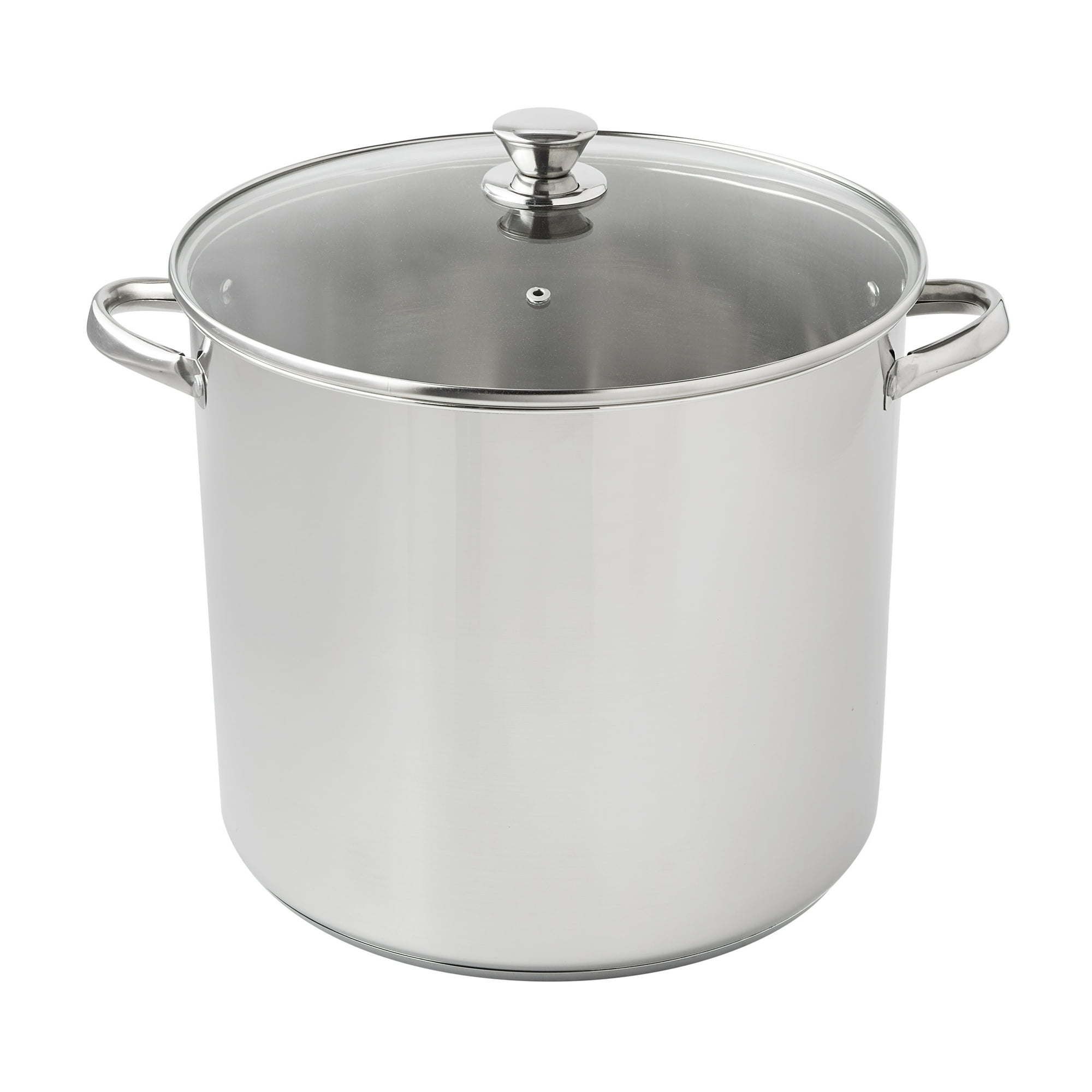 d0102x3m7e7.jpg Stainless Steel 20-Quart Stock Pot with Glass Lid - Image 1