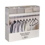 (120 PACK) Non-Slip Velvet Adult Clothing Hangers, 30 Pack, Black, Space Saving - Image 6