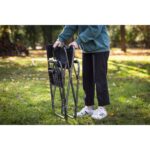 WFC-95200 Director's Chair with Side Table, Black, Adult Size - Image 3