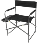 WFC-95200 Director's Chair with Side Table, Black, Adult Size