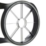 8-Wedge Stainless Steel Apple Slicer and Corer, Black - Image 3