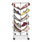5 Tier, 30 Pair, Metal Mesh Shoe Rack - Image 5