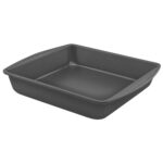 (2 pack) Nonstick 9" x 9" x 2" Square Cake Pan, Brownie Pan, Gray - Image 2