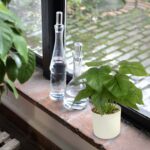 (3 pack) 10-inch x 4-inch Artificial Philodendron Leaf Plant in White Pot, Green, for Indoor Use, by - Image 4