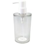(3 pack) Clear Plastic Liquid Soap Pump Dispenser, 12oz Capacity - Image 3