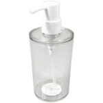 (3 pack) Clear Plastic Liquid Soap Pump Dispenser, 12oz Capacity - Image 5