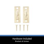 (5 pack) 5/16" White Adjustable Swivel Sash Rod, 21-38" - Image 6