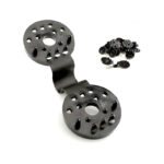 Mesh Cloth Clip Awning Fixed Button dezirZJjx 50Pcs Greenhouse Shading Net Fence Garden Plant Sunshade Mesh Clip Fixing Button - Black - Image 5