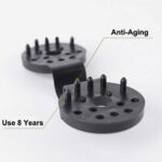 Mesh Cloth Clip Awning Fixed Button dezirZJjx 50Pcs Greenhouse Shading Net Fence Garden Plant Sunshade Mesh Clip Fixing Button - Black - Image 6