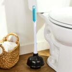 Deluxe Toilet Plunger with 16-in Ergonomic Plastic Handle, 1 Each - Image 2