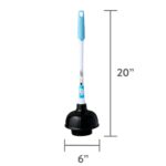 Deluxe Toilet Plunger with 16-in Ergonomic Plastic Handle, 1 Each - Image 3