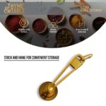 (4 pack) 5-Piece Stainless Steel Measuring Spoon Set - Image 3