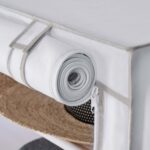 10 Shelf Organizer Shoe Rack with Cover to Hold 30 Pair Shoes, 31.5 in W x 13.46 in D x 69.09 in H, White - Image 3