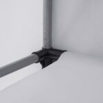 10 Shelf Organizer Shoe Rack with Cover to Hold 30 Pair Shoes, 31.5 in W x 13.46 in D x 69.09 in H, White - Image 4